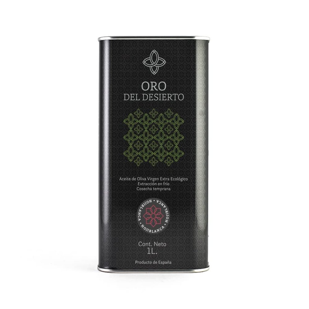 Oro del Desierto Extra Virgin Organic Olive Oil - Hojiblanca - 1litre Tin