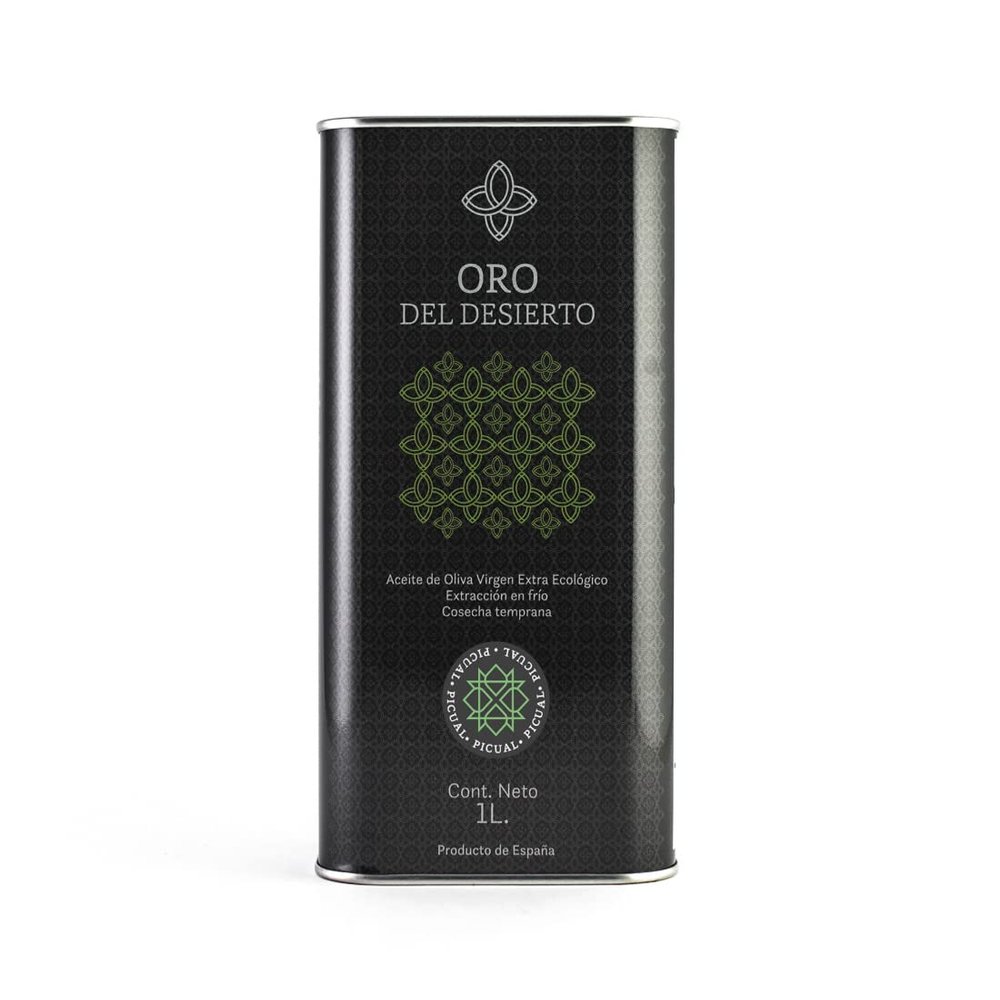 Oro del Desierto - Organic Extra Virgin Olive Oil - Picual Variety - 1L Can