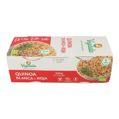 Vegetalia Vgt Quinoa Blanca y Roja Bio Precocinado 2X 125g