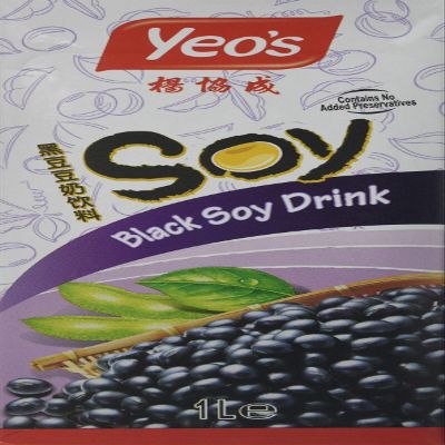 Yeo's Black Soy Drink, 1 Litre, Pack of 12