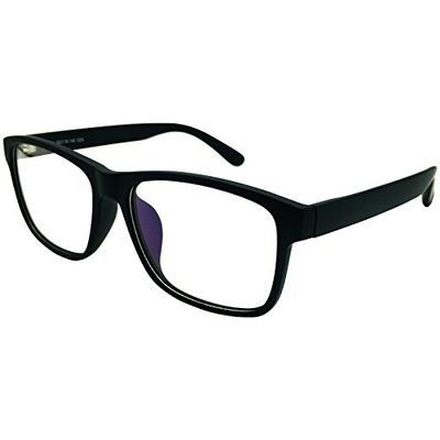 Southern Seas Computer Reading Glasses +2.50 Matt Black Oversize Readers Anti Blue Ray Mens Womens Eyewear