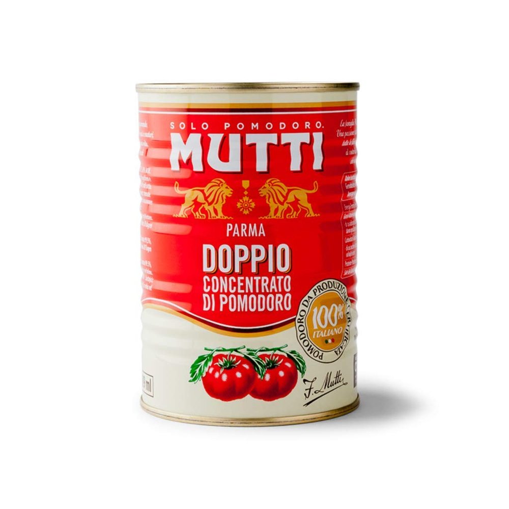 12x Mutti Doppio Concentrato Tomato Paste for Pasta 140g. 100% Italian