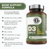 Barefoot Nutrition - Vitamin D3 Complete 4000 IU, with Vitamin K2 MK-7, Magnesium, Boron & Zinc Supplement, High Strength Formula for Bone and Normal Health Function, 60 Capsules view 2