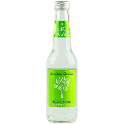 Breckland Orchard | Zero Sugar Elderflower Posh Pop | 275ml x 12 Bottles