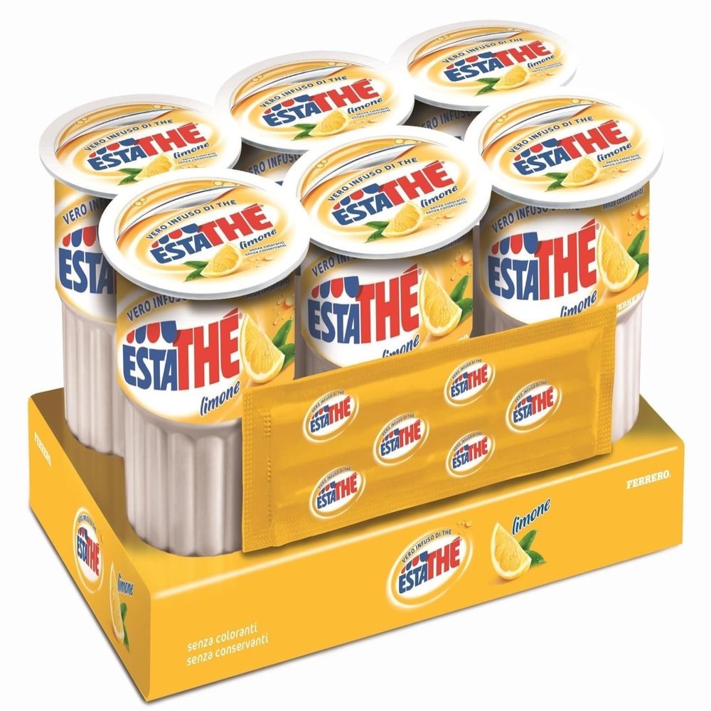 18x Ferrero Estathe' Limone Ice Tea Drink Beverage 20 ml