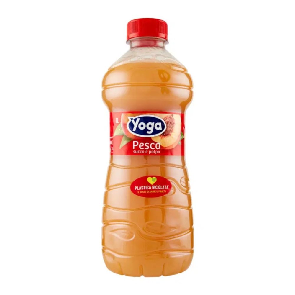 3x Yoga Peach Fruit Juice Drink Beverage 1l
