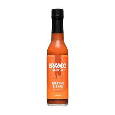 Bravado Spice Serrano and Basil Hot Sauce 5fl oz