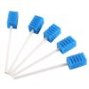 Disposable Oral Swabs, Sterile Dental Sponge Swabsticks Unflavored for Mouth or Gum Cleaning - 100 Count