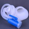 2000ml Male Urine Bottle with Cover, Portable Reuseable Spill-Proof Male Urinal System Urine Collector Container with 51" Long Tube view 2