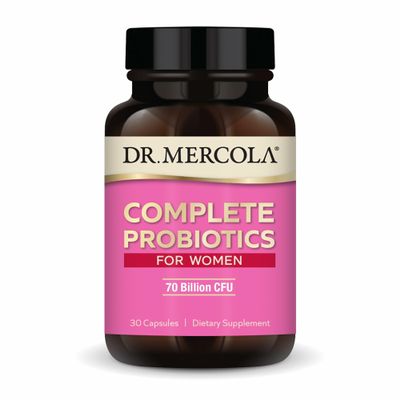 Dr Mercola Complete Probiotics for Women, 70 Billion CFU, 30 Capsules
