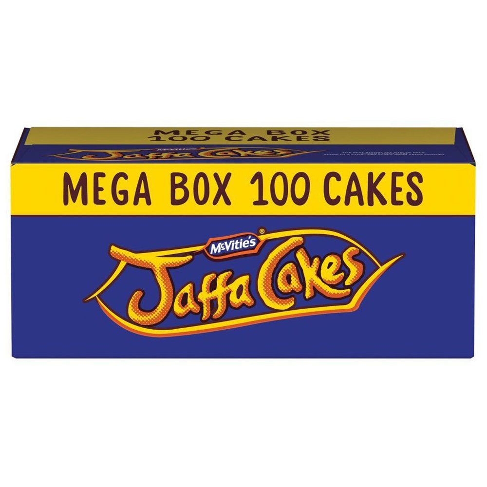 McVitie's Jaffa Cakes Original Mega Value Pack Biscuits 100 Count (Pack of 1)