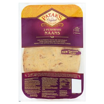 Patak's The Original Peshwari Naans, Pack of 8