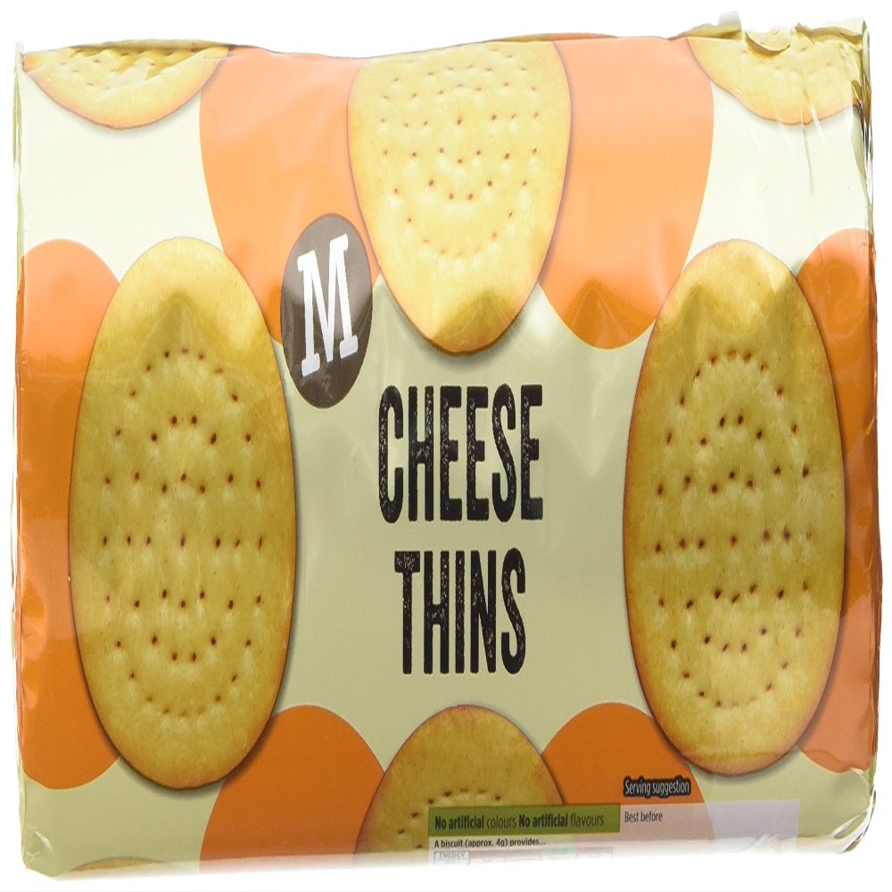 Morrisons Cheese Thins, 150 g, Pack of 28