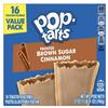Kellogg's Pop-Tarts Frosted Brown Sugar Cinnamon - Toaster Pastries Breakfast for Kids, Value Pack (16 Count) view 1