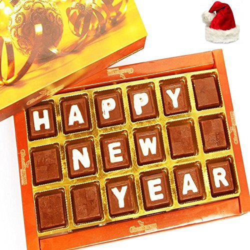 Ghasitaram Gifts Christmas Gifts Chocolates - Happy New Year Theme Chocolate Box