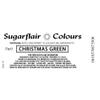 10 x Sugarflair 25g Christmas Green Tartranil Paste Gel Edible Food Colour Icing view 2