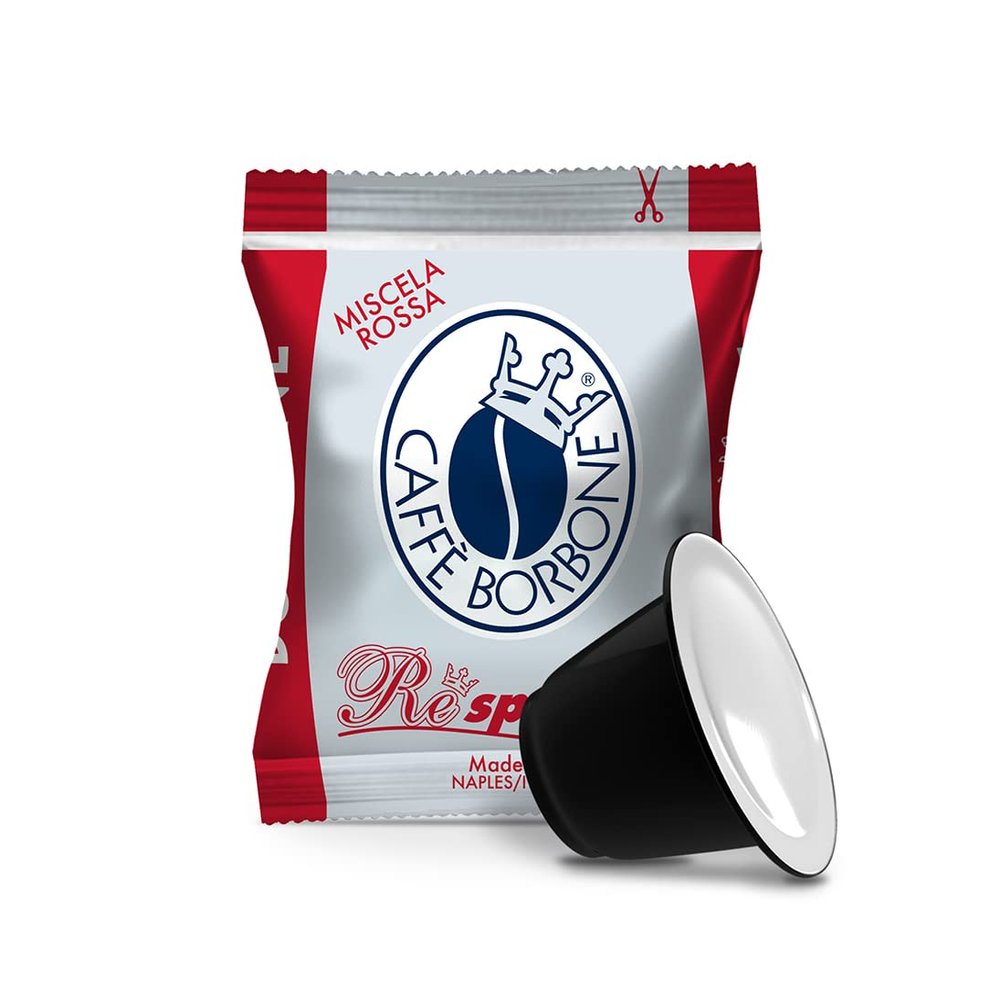 200 Nespresso Compatible Borbone Coffee Capsules - Red Red Mix (2 x 100)