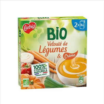Liebig - Bio Cream from Vegetables and Cream 1L - Lot of 3 - Price Per Lot - Fast Delivery
