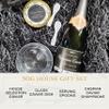 Caspian Caviar House Fizz Gift Set 50g | Luxury Caviar & Champagne Gift Box with Glass Bowl & Spoons | Premium Siberian Sturgeon Caviar | Elegant Magnetic Gift Packaging view 2