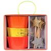 Meri Meri Neon & Star Cupcake Kit view 1