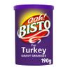 Bisto Flavoursome and Delicious Turkey Gravy Granules, Perfect for Christmas Dinners, 190 g (Pack of 1) view 1