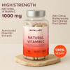 High Strength Natural Vitamin C Capsules 1000mg - 180 Vitamin C Tablets - Acerola Fruit Extract - with Citrus Bioflavonoids and Rosehip - VIT C Supports Immune Function- 3 Months Supply - 100% Vegan view 3