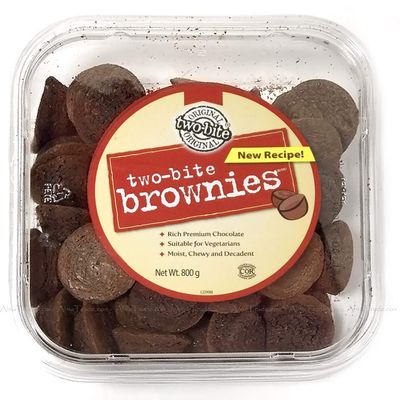 Two Bite Brownies Rich Moist Chewy Decadent Sweet Chocolate Cakes Pack of 800g