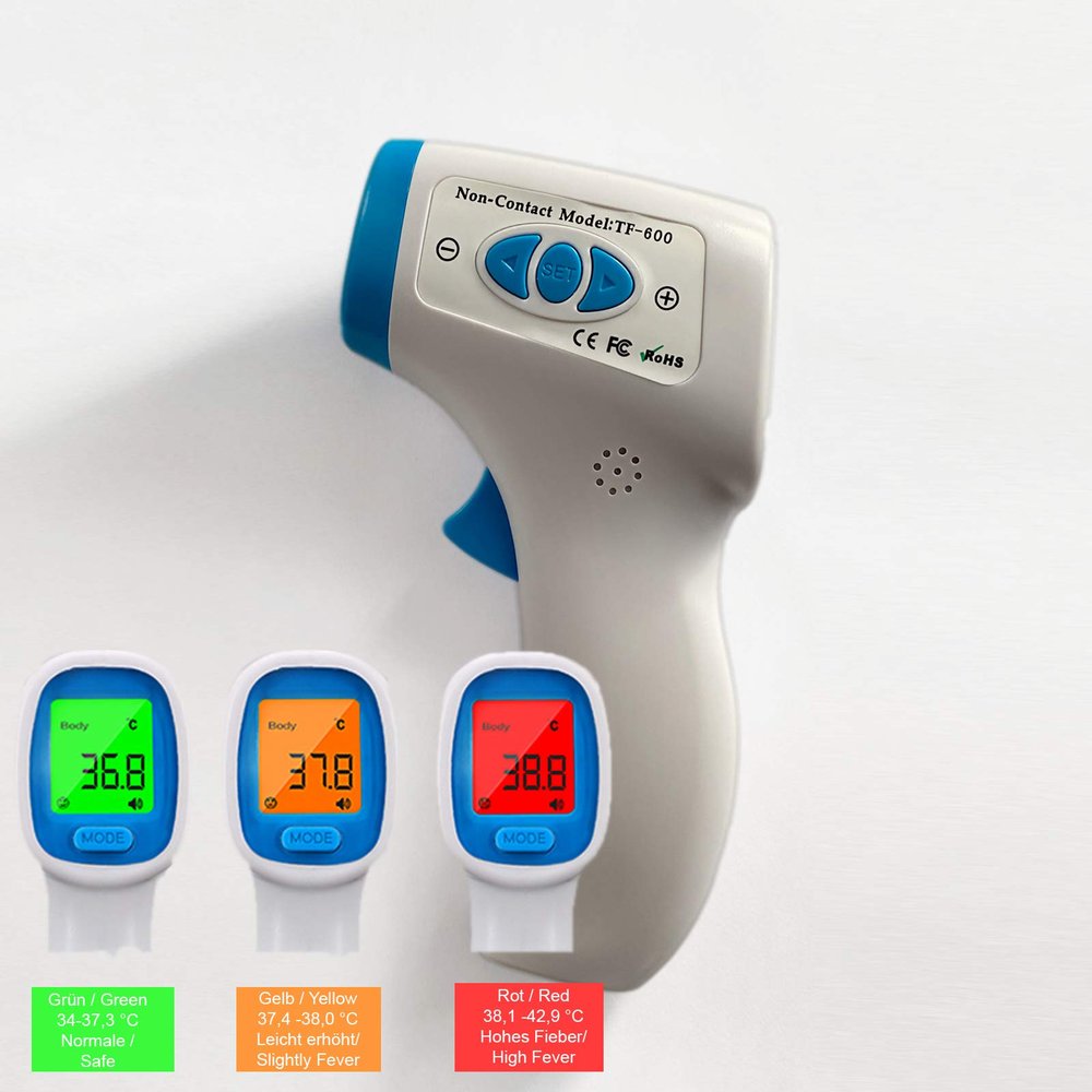 Digital Body Thermometer Forehead Thermometer Temperature Adult Infrared Contactless FT2