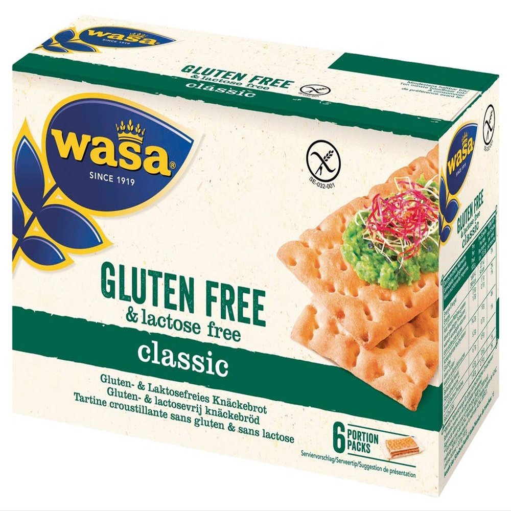Wasa Gluten-Laktosfritt (Gluten/Lactose) Free Rice and Corn Crispbread 250g