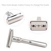 Adjustable Shaving Razor Set, Men'sLong Handle Stainless Shaver Razor RZ700 (Excluding blades) view 4