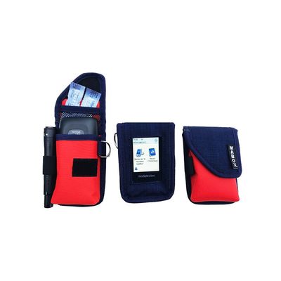 Freestyle Free Protective Case for Blood Sugar Reader SmartAccess Mabox  Navy/Orange