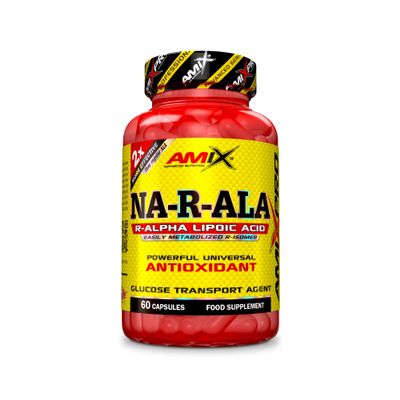 AMIX - Dietary Supplement - NA R ALA in a Bottle of 60 Capsules - Powerful Antioxidant Properties - Ideal as an Energy Booster - Fast Metabolism