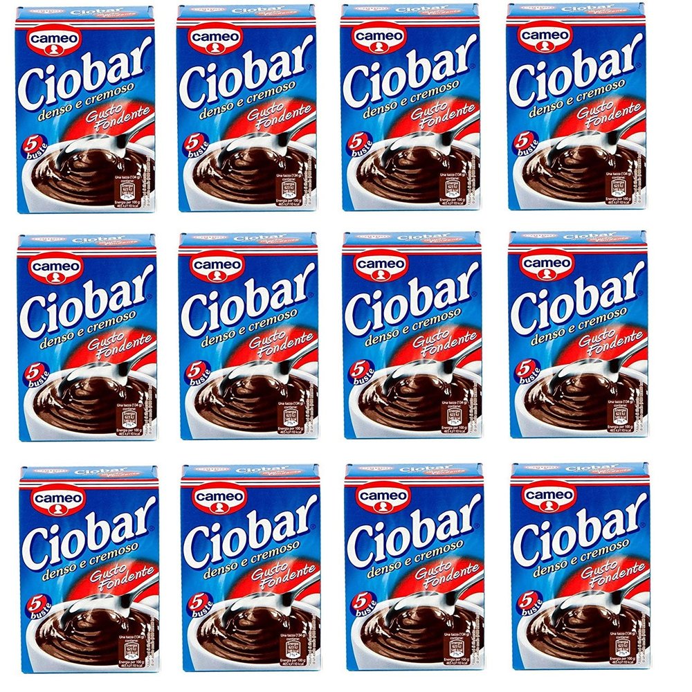 12x Cameo Ciobar Fondente hot istant Dark Chocolate 115g