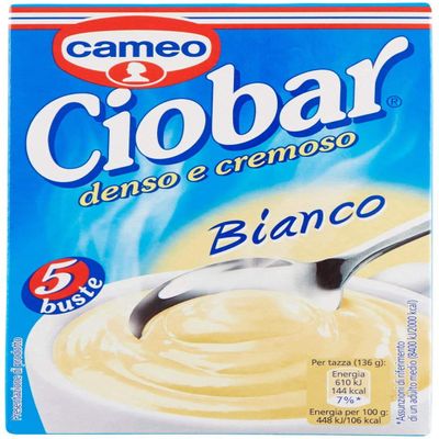6x Cameo Ciobar Bianco Instant White Hot Chocolate Drink Beverage 750g (6x5 Sachets Packs)