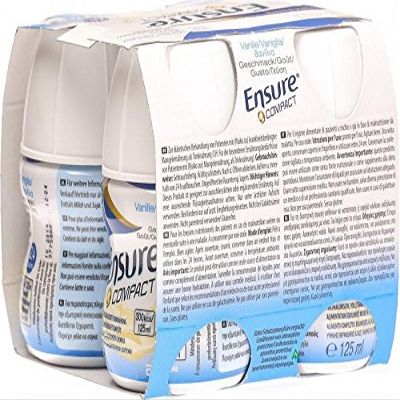 Ensure Compact Vanilla Nutritional Drink,125ml (Pack of 4)