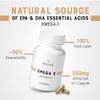 CHEERS - Omega 3, 90 Capsules, High-Strength Fish Oil Contains 550 mg of EPA and DHA per Capsule, Immune and Heart Health Support Vitamins view 2