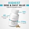 Cheers Potassium Citrate, 48% Daily Value, 316 mg per Capsule, 90 Capsules, Supports Cardiovascular and Blood Pressure Health, Vegan Potassium Supplement for Adults, Natural Mineral Electrolyte view 2