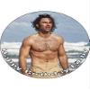 7.5" Aiden Turner Poldark Personalised PRE-Cut Icing Cake Topper view 1