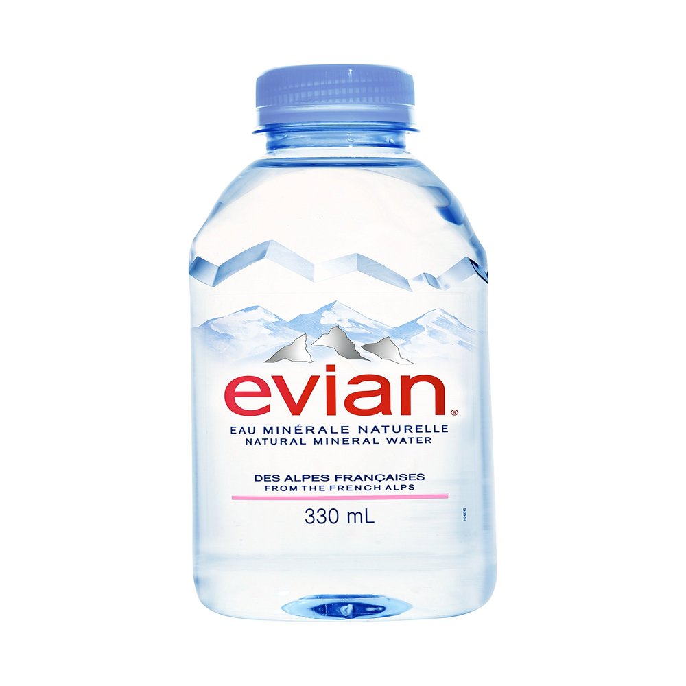 Evian Natural Spring Water 330ml (Pack of 24)