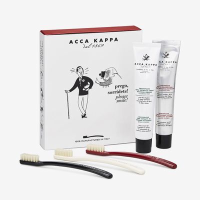 Acca Kappa Vintage Collection Toothbrush and Toothpaste Gift Set