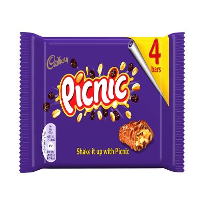 Cadbury Picnic Chocolate Bar, 128 G