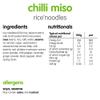 itsu Chilli Miso Flavour Rice Noodles | Instant Noodle Cups | Authentic Japanese Flavour | Vegan & Gluten-Free | Low-Calorie | Quick-to-Make Snack | Pack of 6 view 2