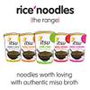 itsu Chilli Miso Flavour Rice Noodles | Instant Noodle Cups | Authentic Japanese Flavour | Vegan & Gluten-Free | Low-Calorie | Quick-to-Make Snack | Pack of 6 view 4