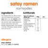 itsu Satay Flavour Rice Noodles | Instant Noodle Cups | Authentic Japanese Flavour | Vegan & Gluten-Free | Low-Calorie | Quick-to-Make Snack | Pack of 6 view 2