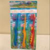 3 Pack Soft Bristle Manual Childrens Toothbrush Dental Care Grip Tooth Brush view 2