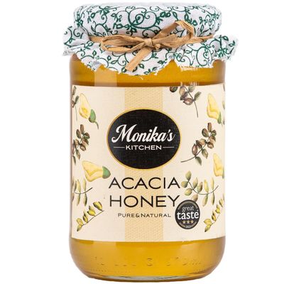 Raw Acacia Honey 500g - Pure & Natural Runny Honey