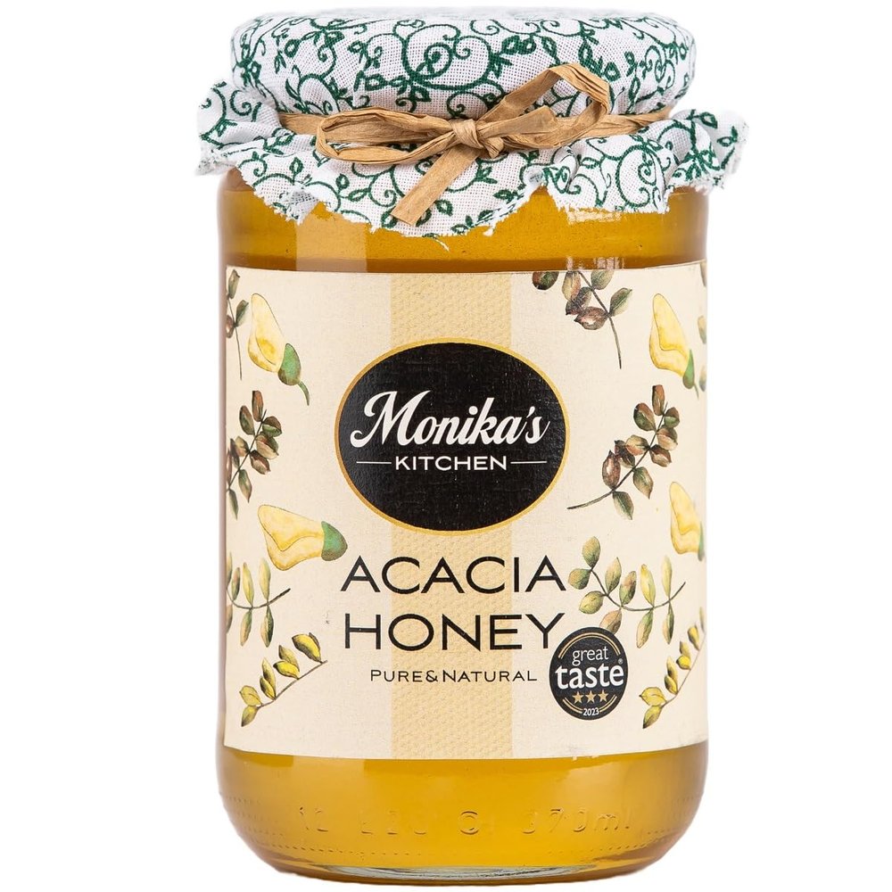 Raw Acacia Honey 500g - Pure & Natural Runny Honey