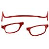 TBOC Pack: Reading Glasses Eyeglasses Eyewear  (Two Units) Burgundy Frame +1.00 Optical Power Magnetic Adjustable Neck Hanging Presbyopia Eye Strain Vision Lenses Men Women Prescription view 3
