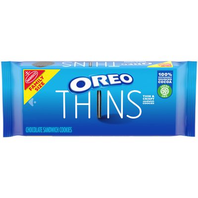 Oreo Thins Chocolate Cookies - Family Size - 13.1oz / 371g