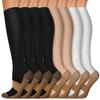 Iseasoo Copper Compression Socks (15-20 mmHg) for Men & Women - Running, Hiking, Cycling, Travel - Improves Circulation view 1